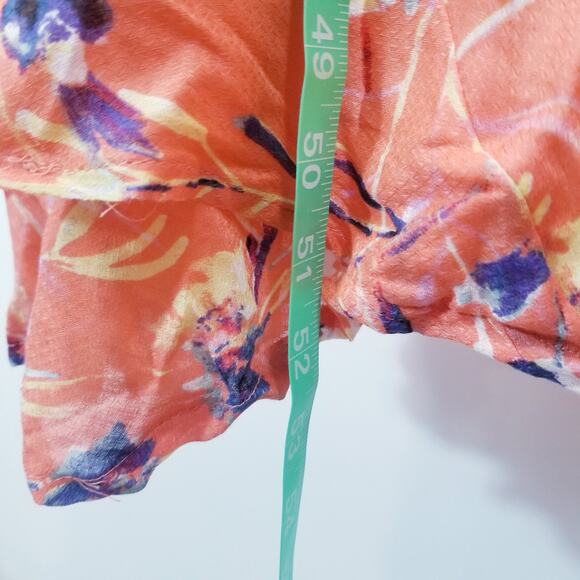 Haute Hippie Women size Medium Tribe Floral Wrap Maxi Dress - Picture 7 of 13